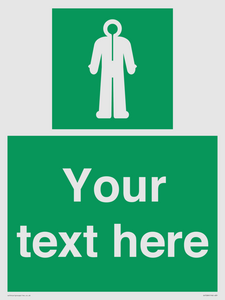 Custom sign safe condition Survival clothing